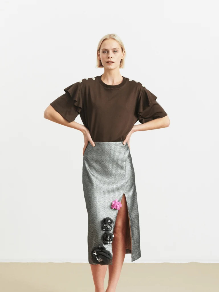 Brun Custommade Martina T-Shirt - Billede 2