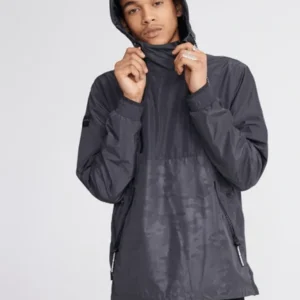 Grå Superdry Anorak med  Camo