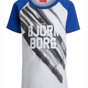 Hvid Björn Borg Baseball T-Shirt Til Drenge